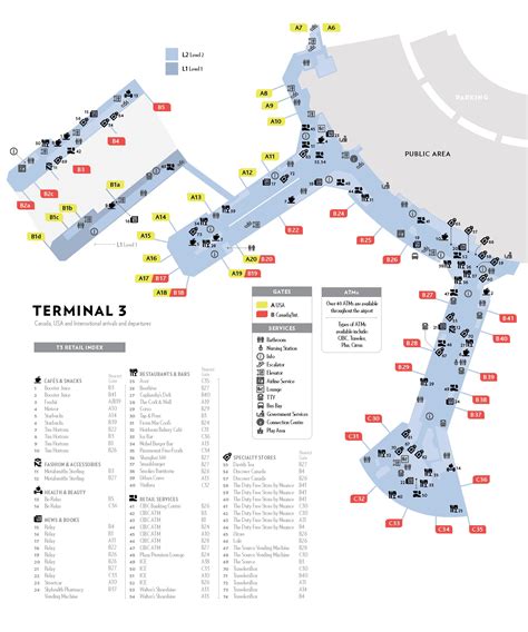 directions to pearson airport terminal 3